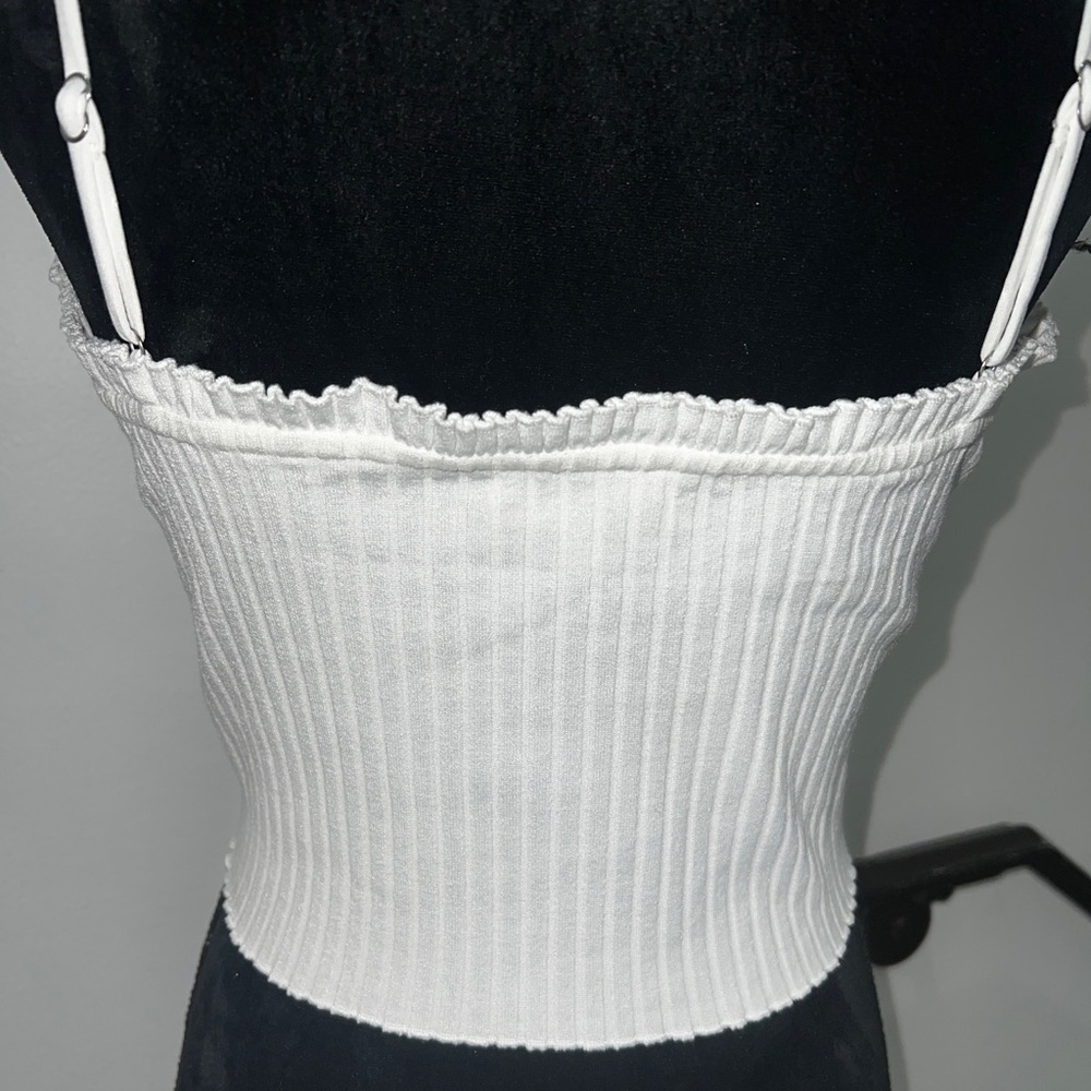 Privacy Please Ribbed Crop Top - Picture 8 of 10